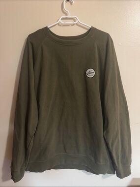 Volcom Olive Green Crewneck Sweatshirt